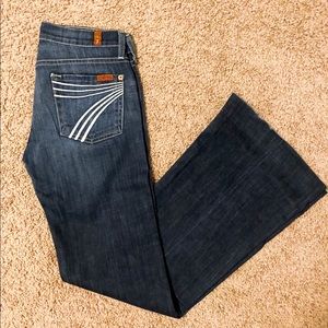 7 For All Mankind DOJO size 24, 30” inseam